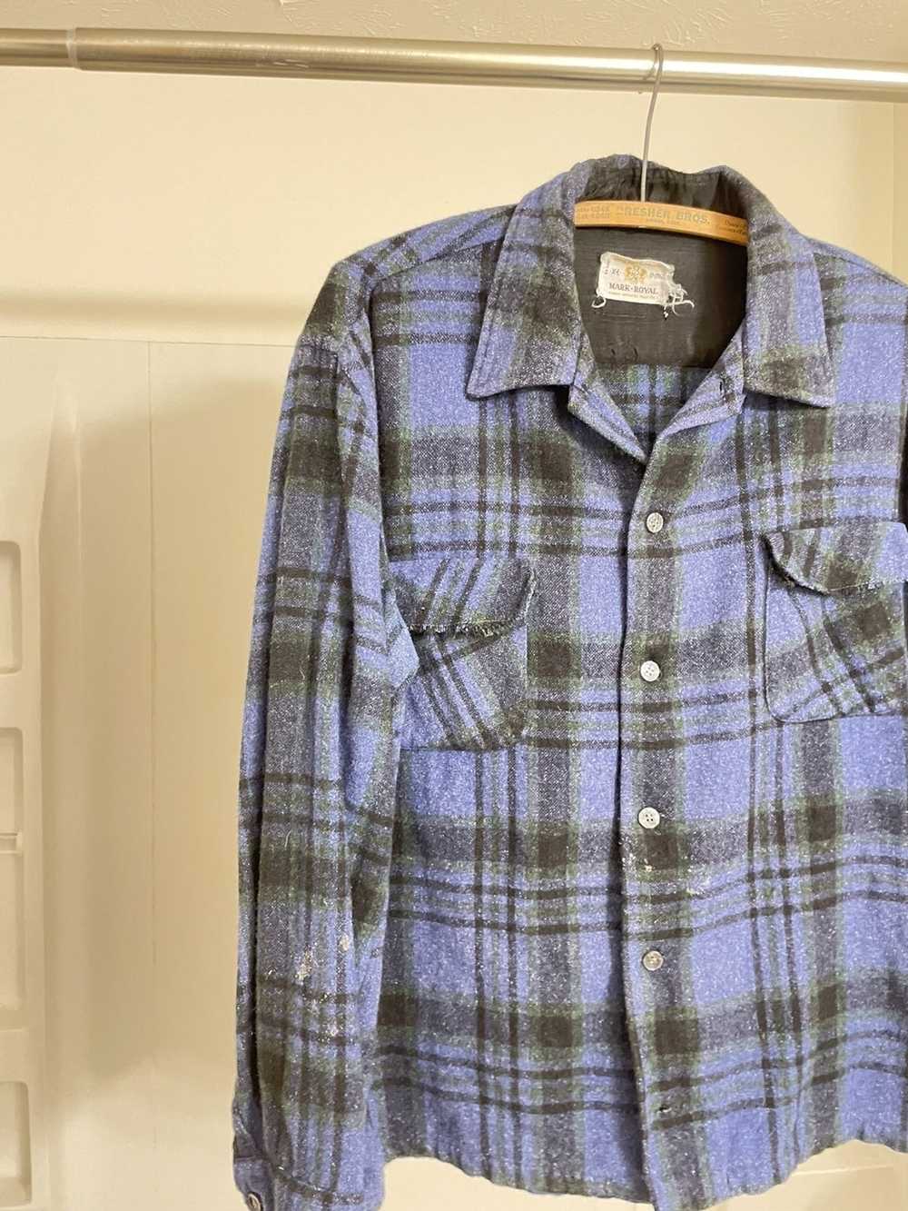 Vintage Vintage 60s wool flannel - image 3