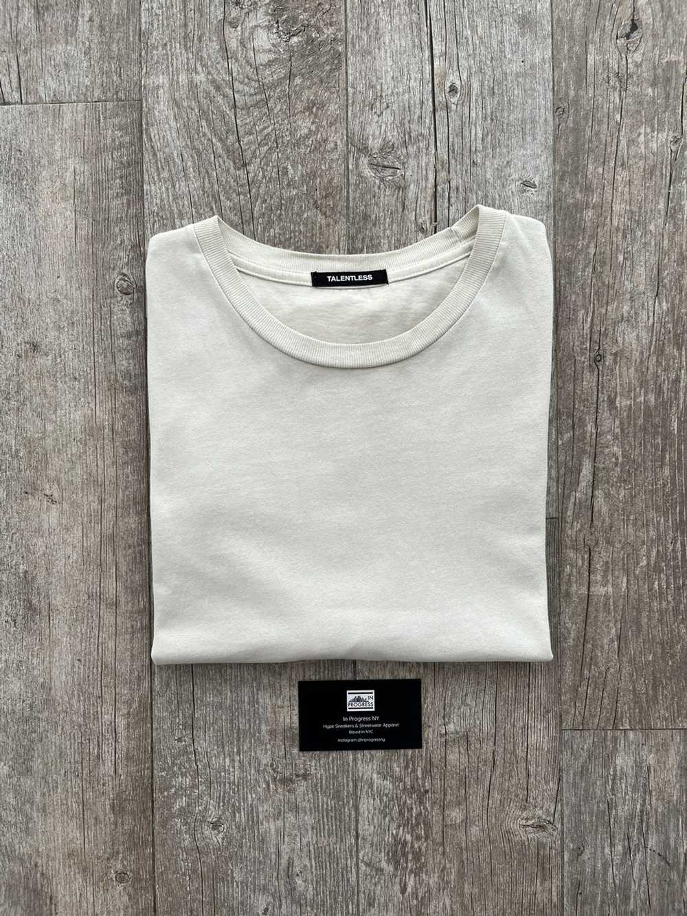 Streetwear Talentless Drop Shoulder Bone Tee - image 1