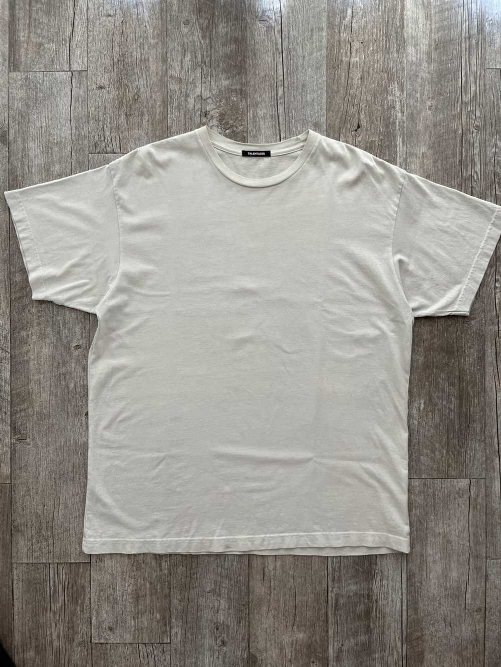 Streetwear Talentless Drop Shoulder Bone Tee - image 2