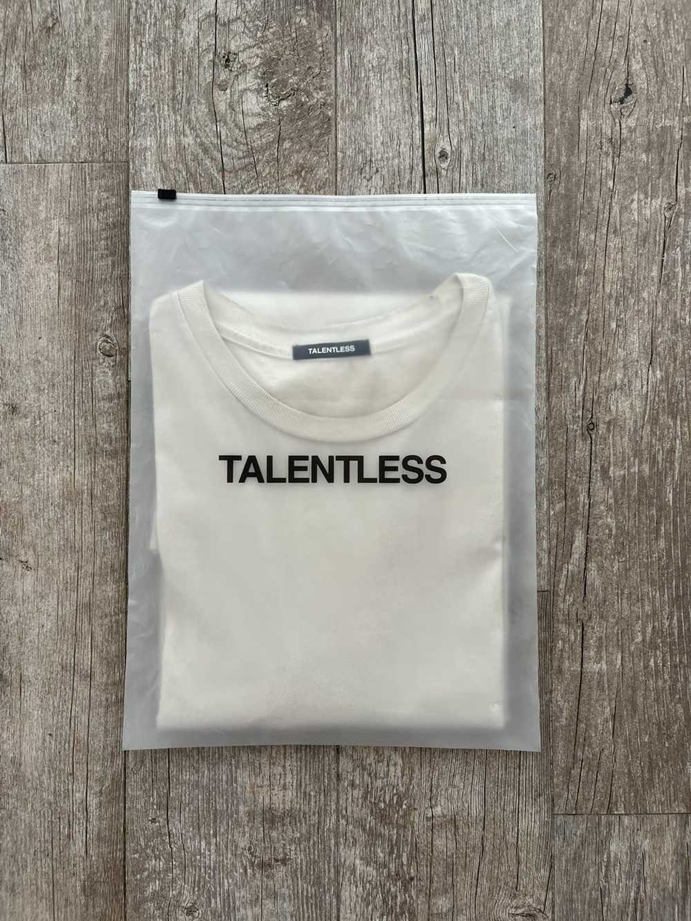 Streetwear Talentless Drop Shoulder Bone Tee - image 4