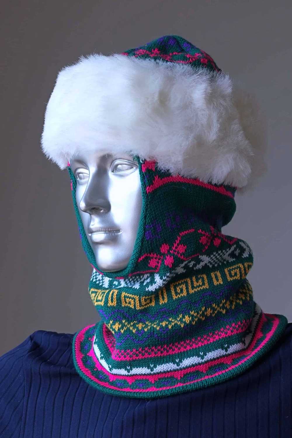 KNITTED Patterned Balaclava - image 1