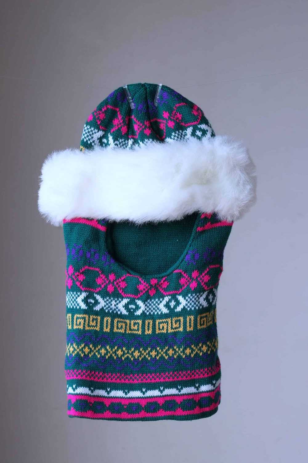 KNITTED Patterned Balaclava - image 2