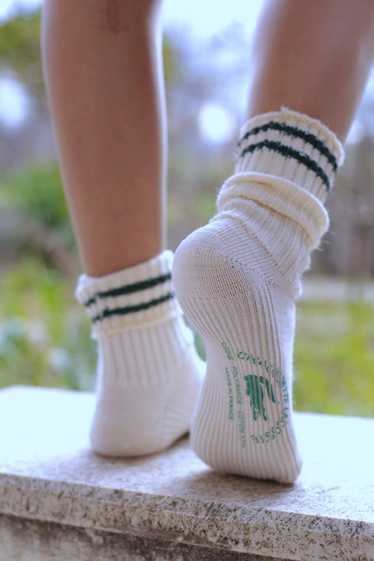 LACOSTE Striped 70's Wool Socks - image 1