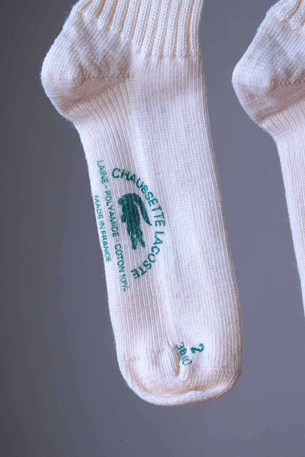 LACOSTE Striped 70's Wool Socks - image 2