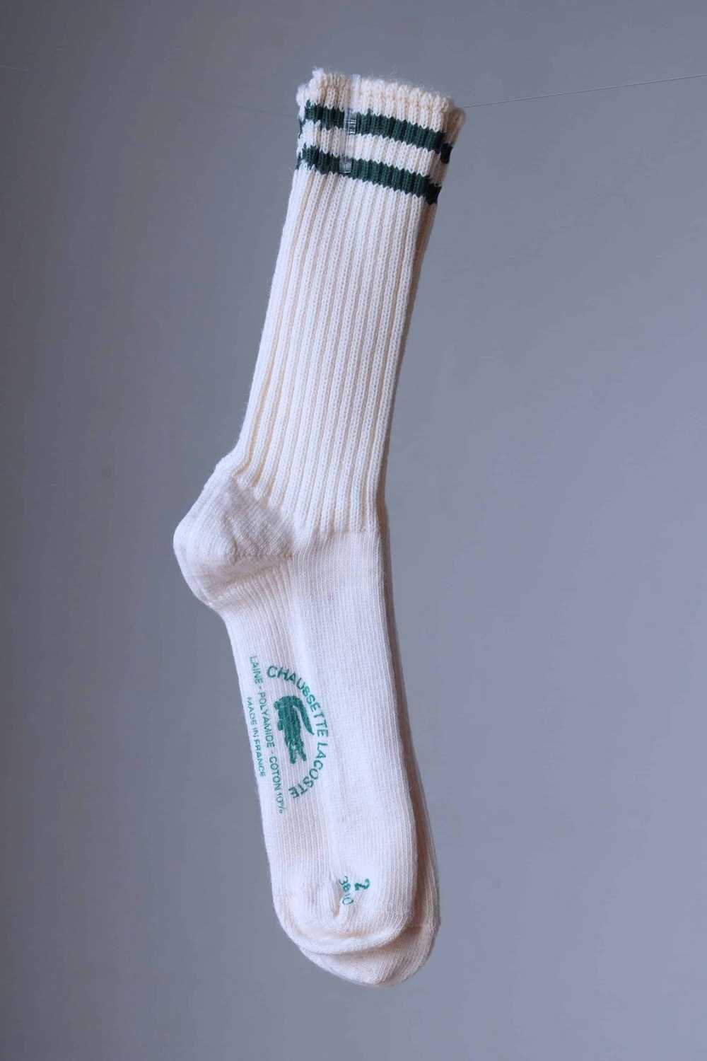 LACOSTE Striped 70's Wool Socks - image 3