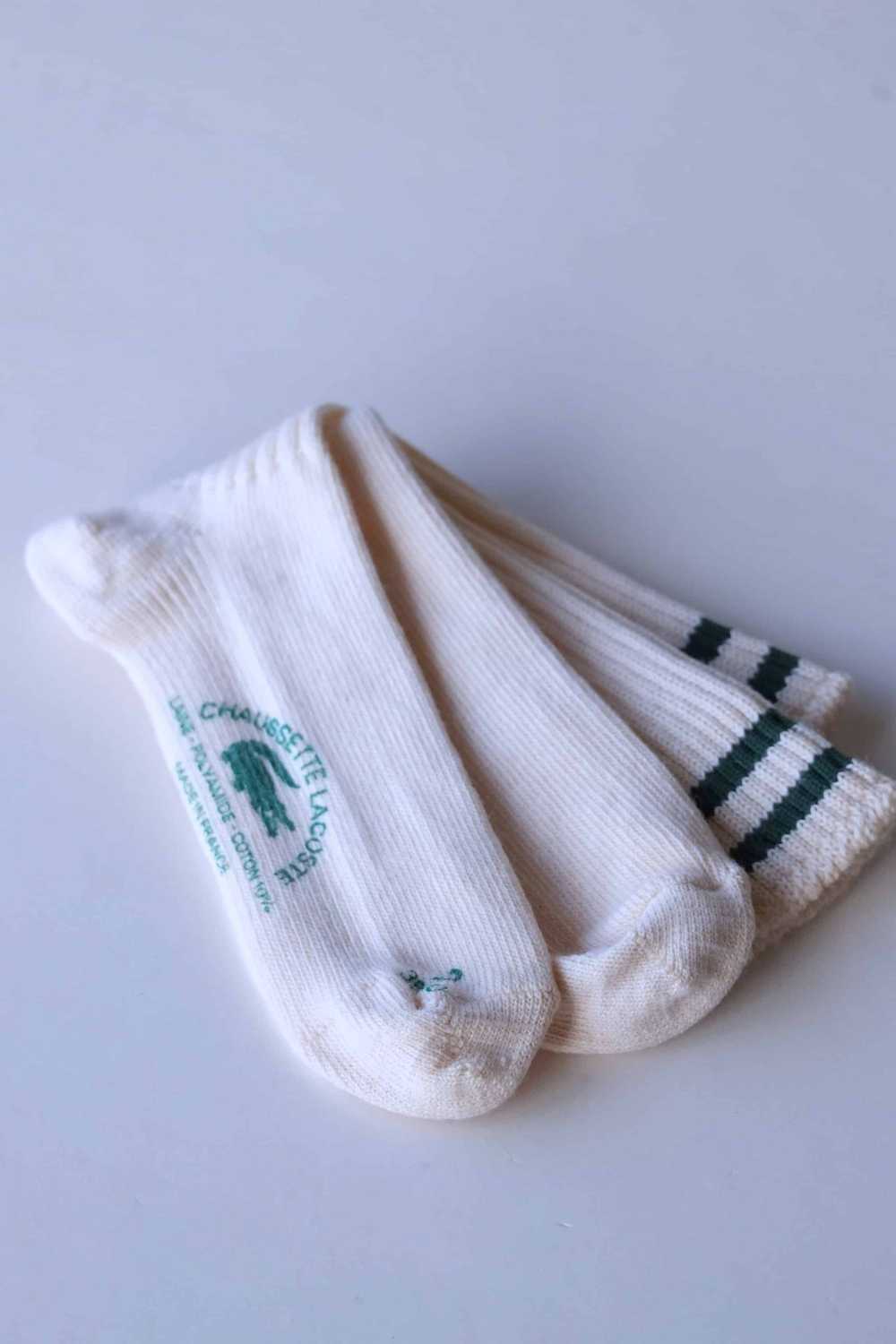 LACOSTE Striped 70's Wool Socks - image 4