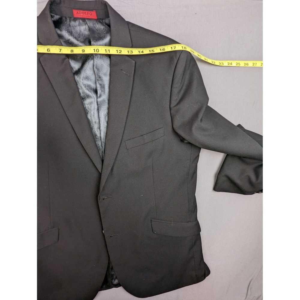 Other Adolfo Men's Slim Comfort Stretch Suit Blaz… - image 11