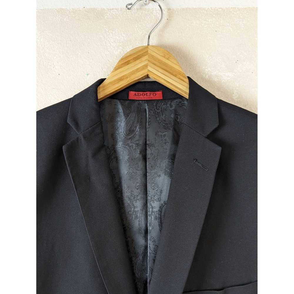 Other Adolfo Men's Slim Comfort Stretch Suit Blaz… - image 2