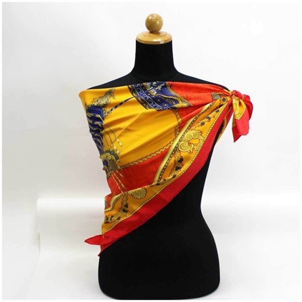 Hermes Hermes Silk Scarf Muffler LES BISSONE DE V… - image 2