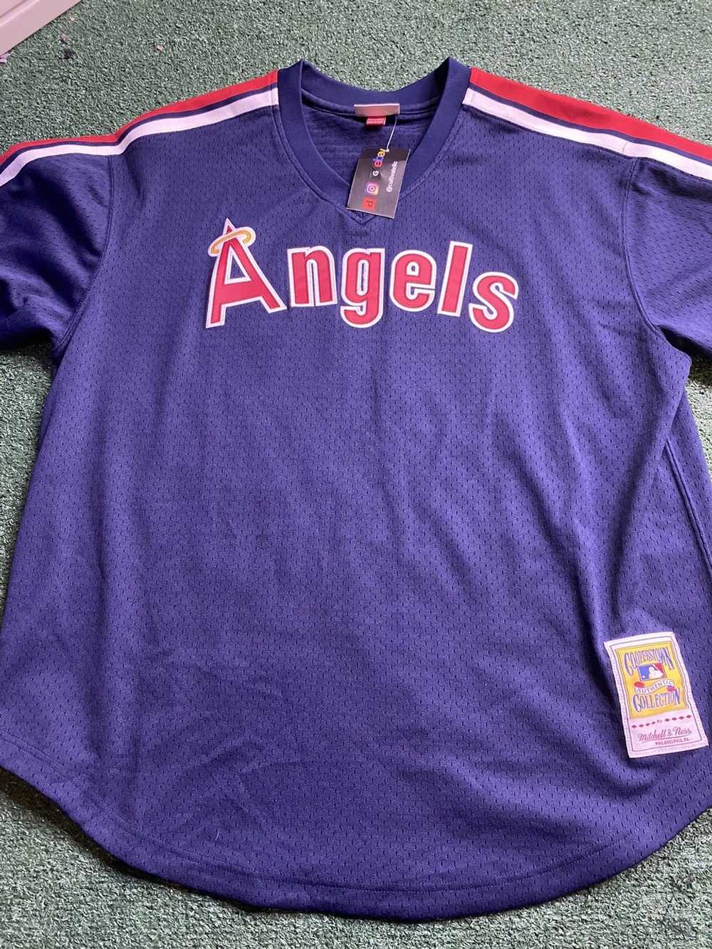 California Angels #44 Reggie Jackson Mitchell & Ness 1984 Authentic Me –  ECAPCITY