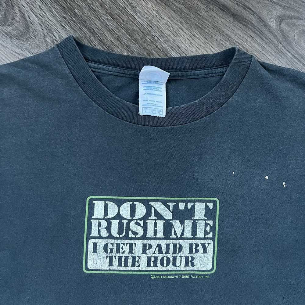 Vintage Vintage Funny Don’t Push Me 2003 T Shirt … - image 3