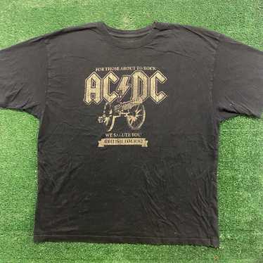 Vintage Canvas AC/DC For Those About To Rock Tee – Raised By The South