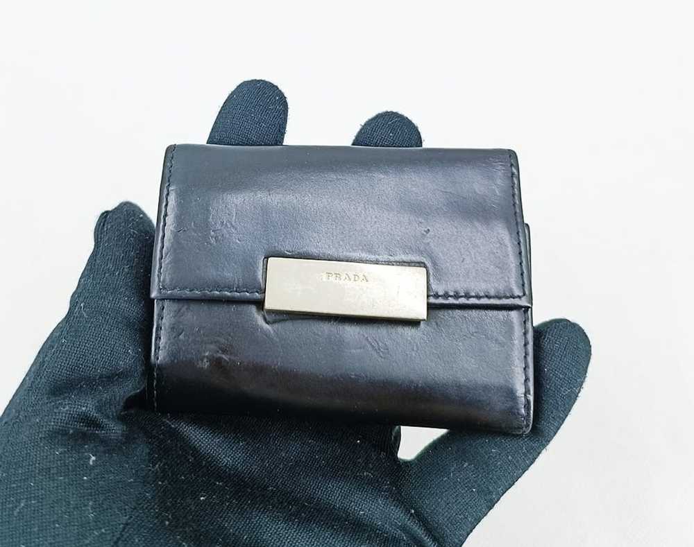 Prada PRADA key holder wallet black leather - image 1