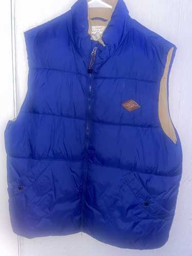 Streetwear × Vintage Royal Blue Bomber Vest