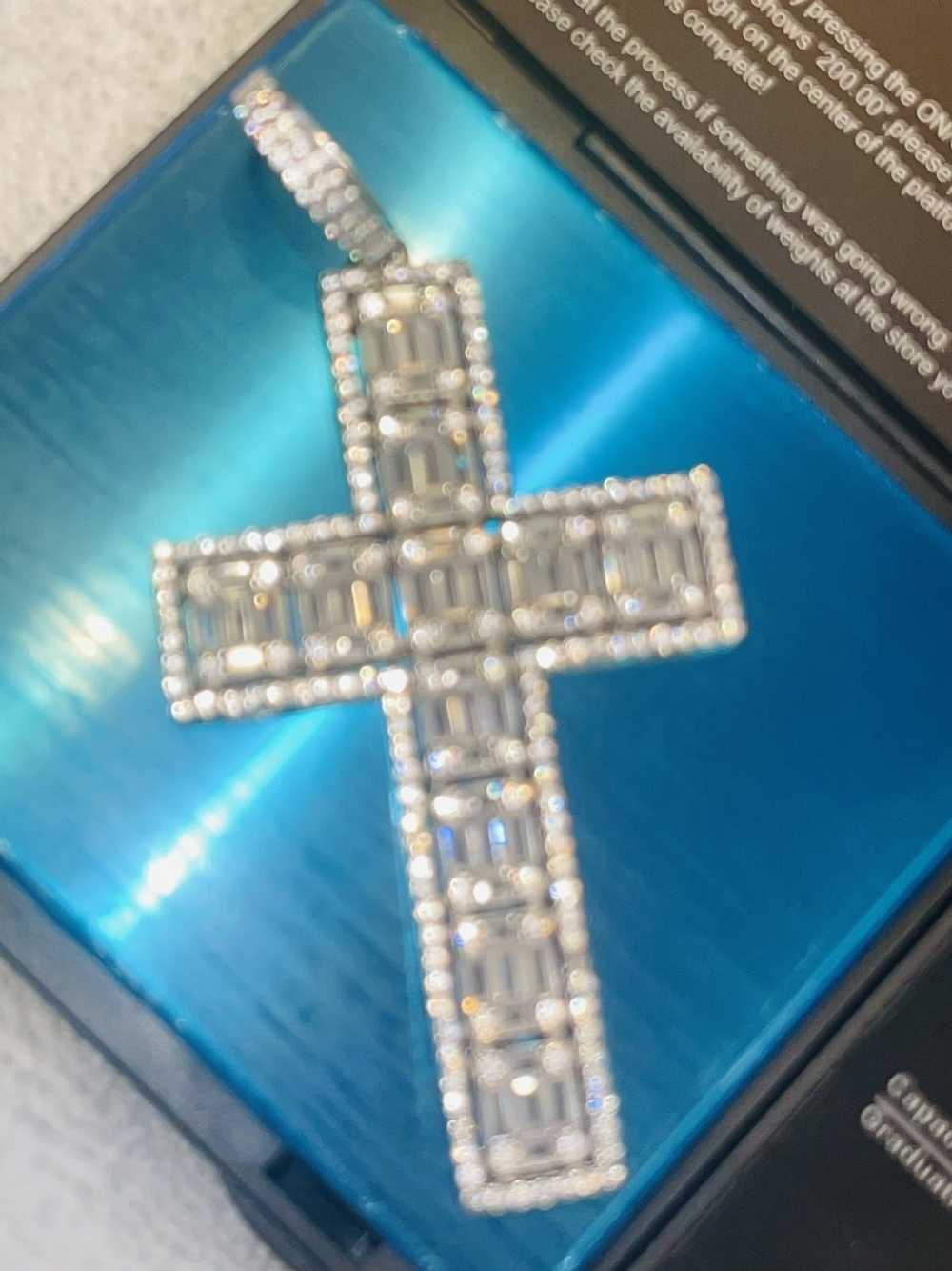 925 Silver Solid 925 Sterling Silver 925 Cross Ba… - image 11
