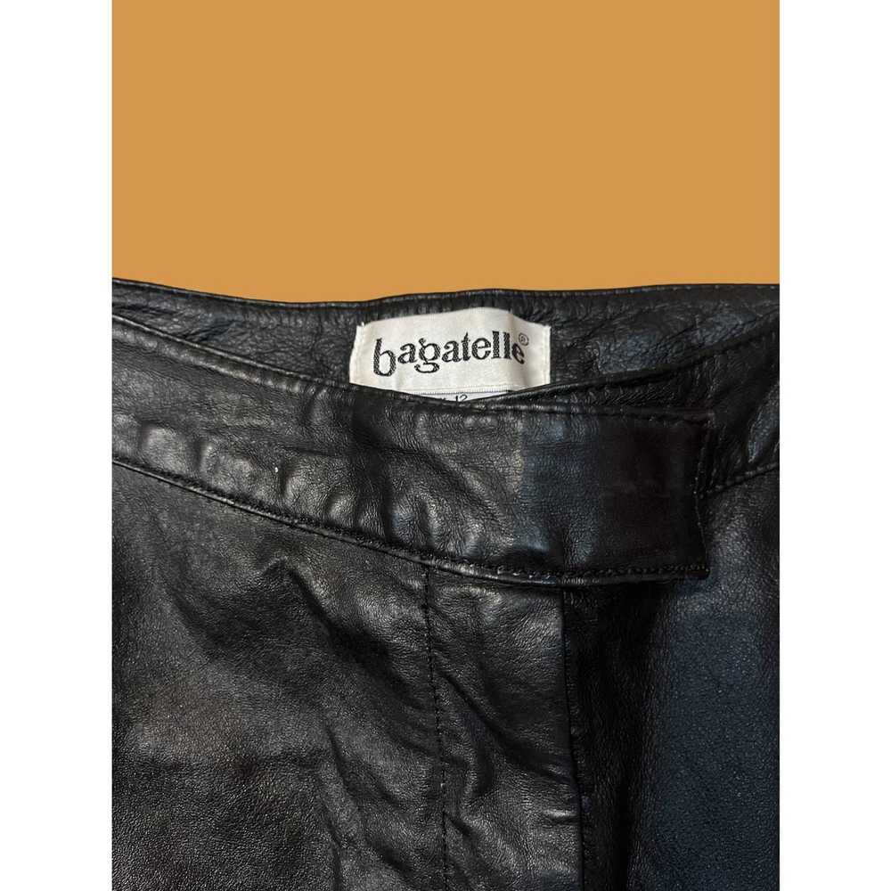 Vintage × Wilsons Leather Black leather pants siz… - image 6