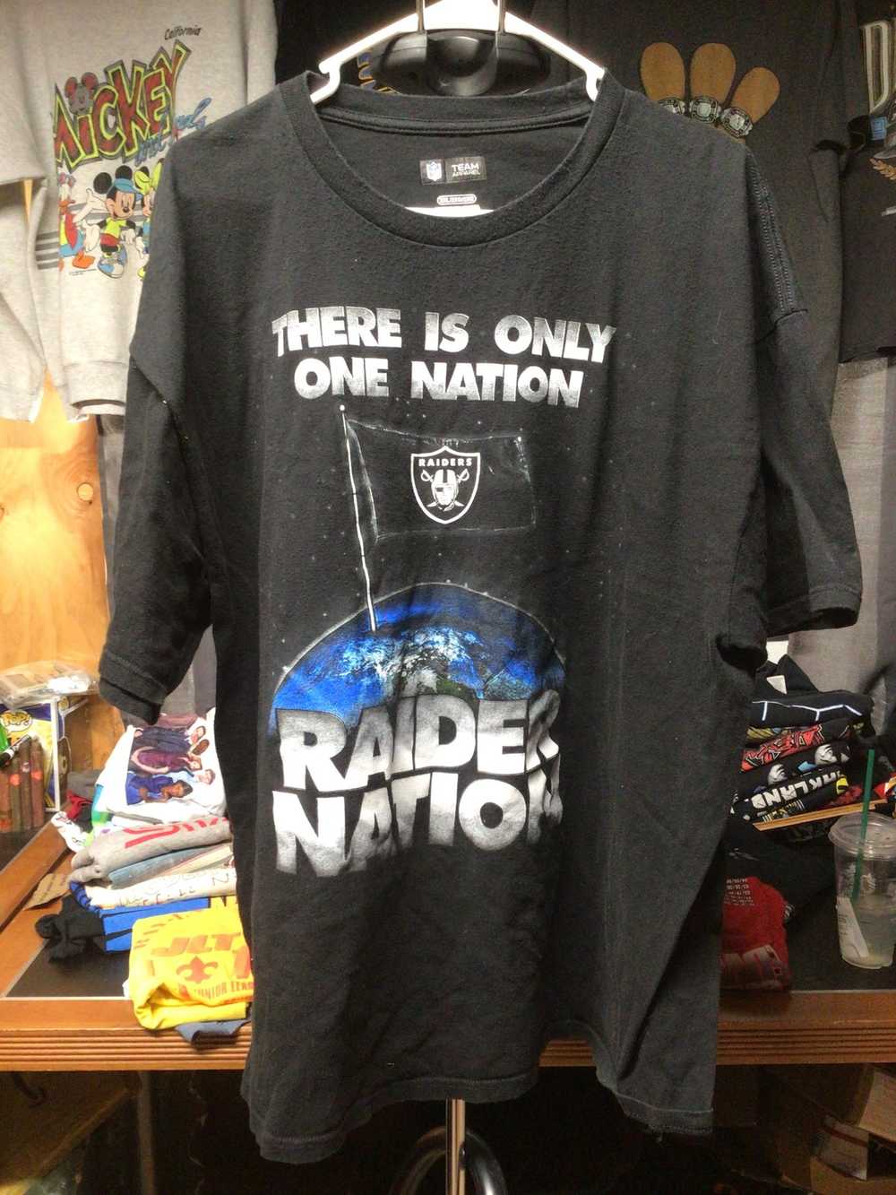 NFL Raider nation 2xl nfl black grey shirt 25 - image 1