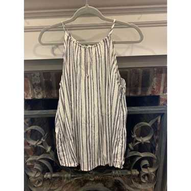 Old Navy Old Navy black and white stripped tank t… - image 1