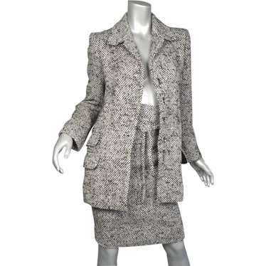 Yves Saint Laurent Paris Woven Wool & Mohair Suit… - image 1