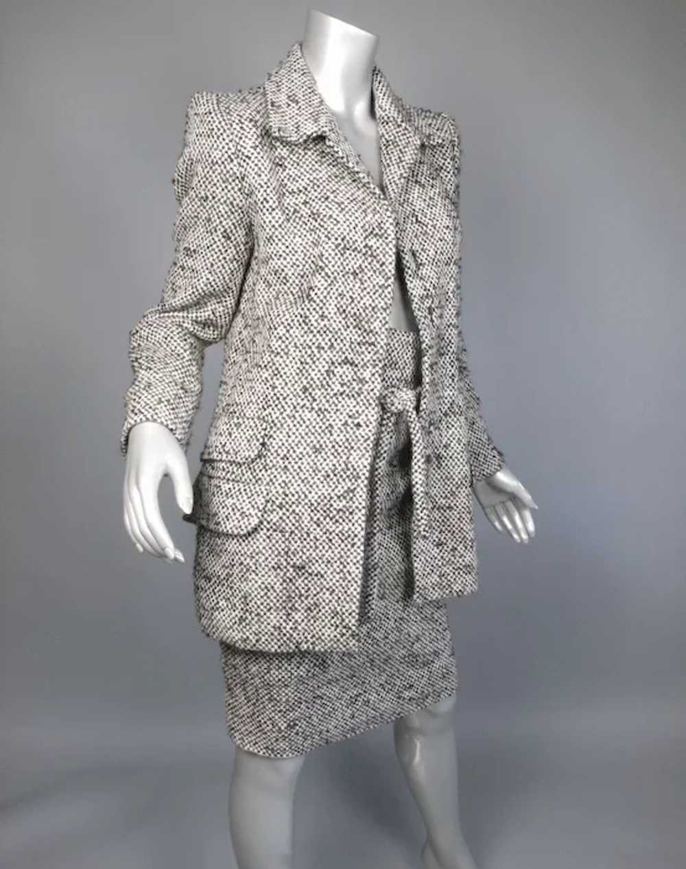 Yves Saint Laurent Paris Woven Wool & Mohair Suit… - image 2