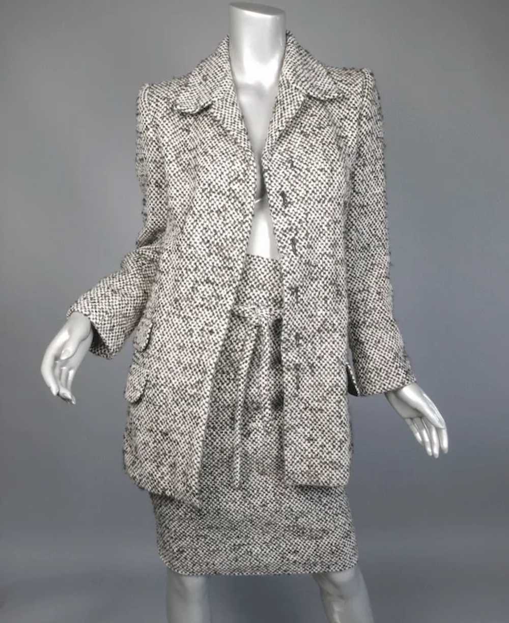 Yves Saint Laurent Paris Woven Wool & Mohair Suit… - image 8