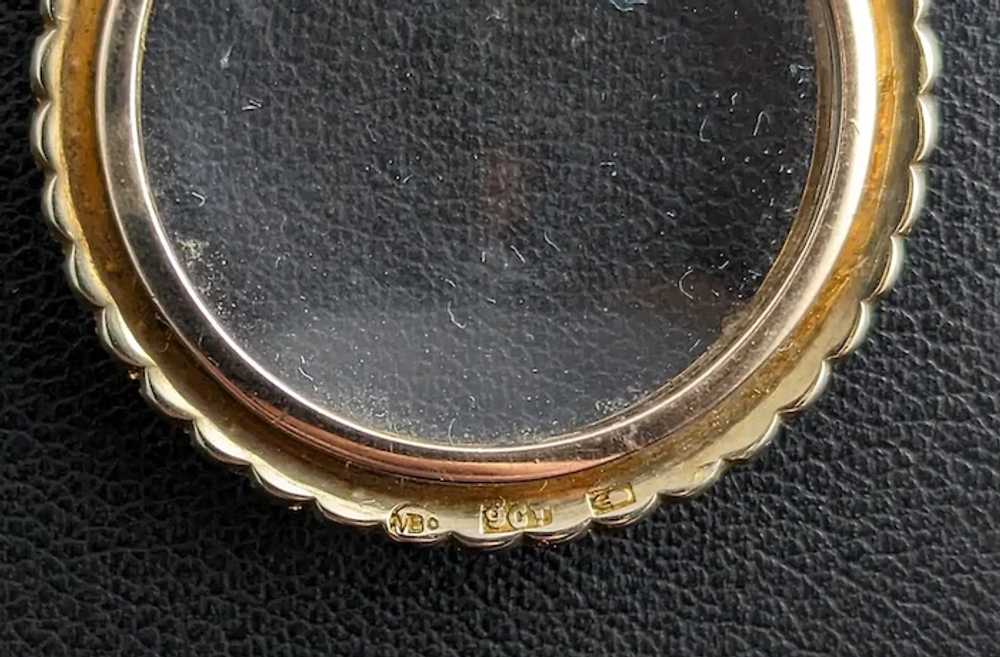 Antique Pearl shaker locket, 9k gold, Murrle Benn… - image 10