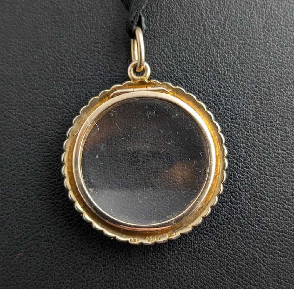 Antique Pearl shaker locket, 9k gold, Murrle Benn… - image 9