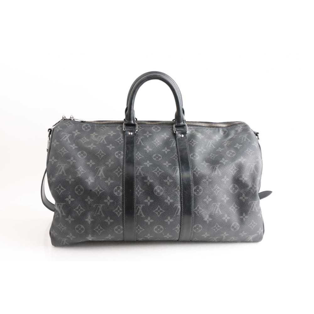 Louis Vuitton Keepall leather travel bag - image 8