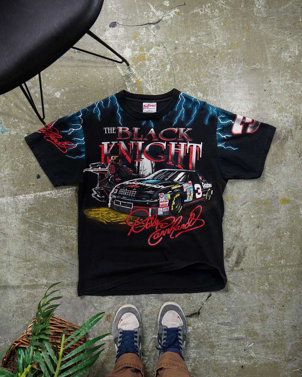 Vintage Dale Earnhardt The Black Knight Tee - image 1