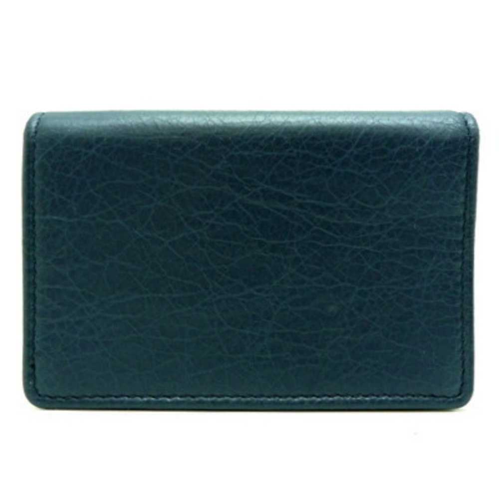 Balenciaga Balenciaga Leather Card Case Navy - image 1