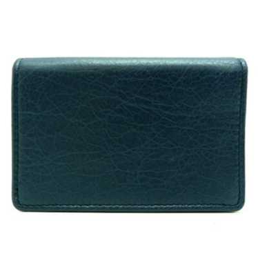 Balenciaga Balenciaga Leather Card Case Navy - image 1