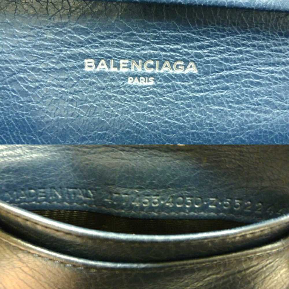Balenciaga Balenciaga Leather Card Case Navy - image 6