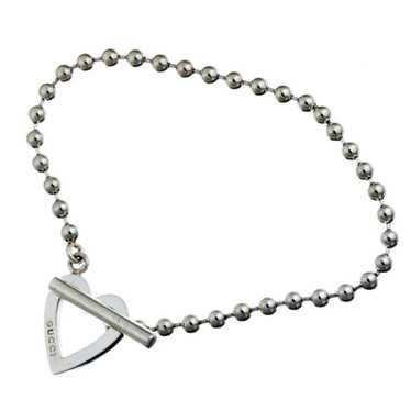 Gucci Gucci Heart Ball Ladies Bracelet Sterling S… - image 1