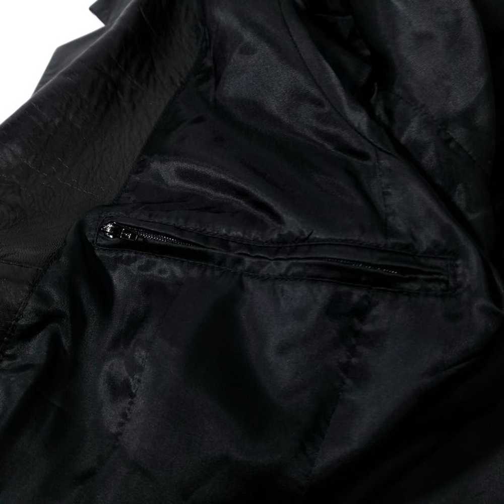 Piombo VTG PIOMBO Dad Leather Jacket Black Oversi… - image 4