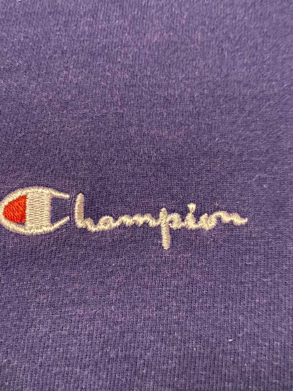 Champion Vintage Champion Crewneck Sweatshirt Nav… - image 2