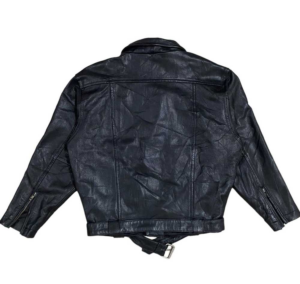 Leather Jacket × Schott × Vintage Vtg🌑Bikers Lea… - image 3