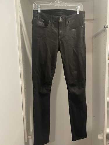 Helmut Lang Stretch Leather Skinny Pants, $1,195