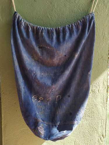 Usn Vtg 40's USN denim barrack bag true vintage - image 1