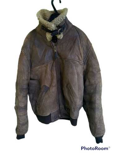 Schott Supreme Type B-3 Flight Foodie Leather Jacket Size S