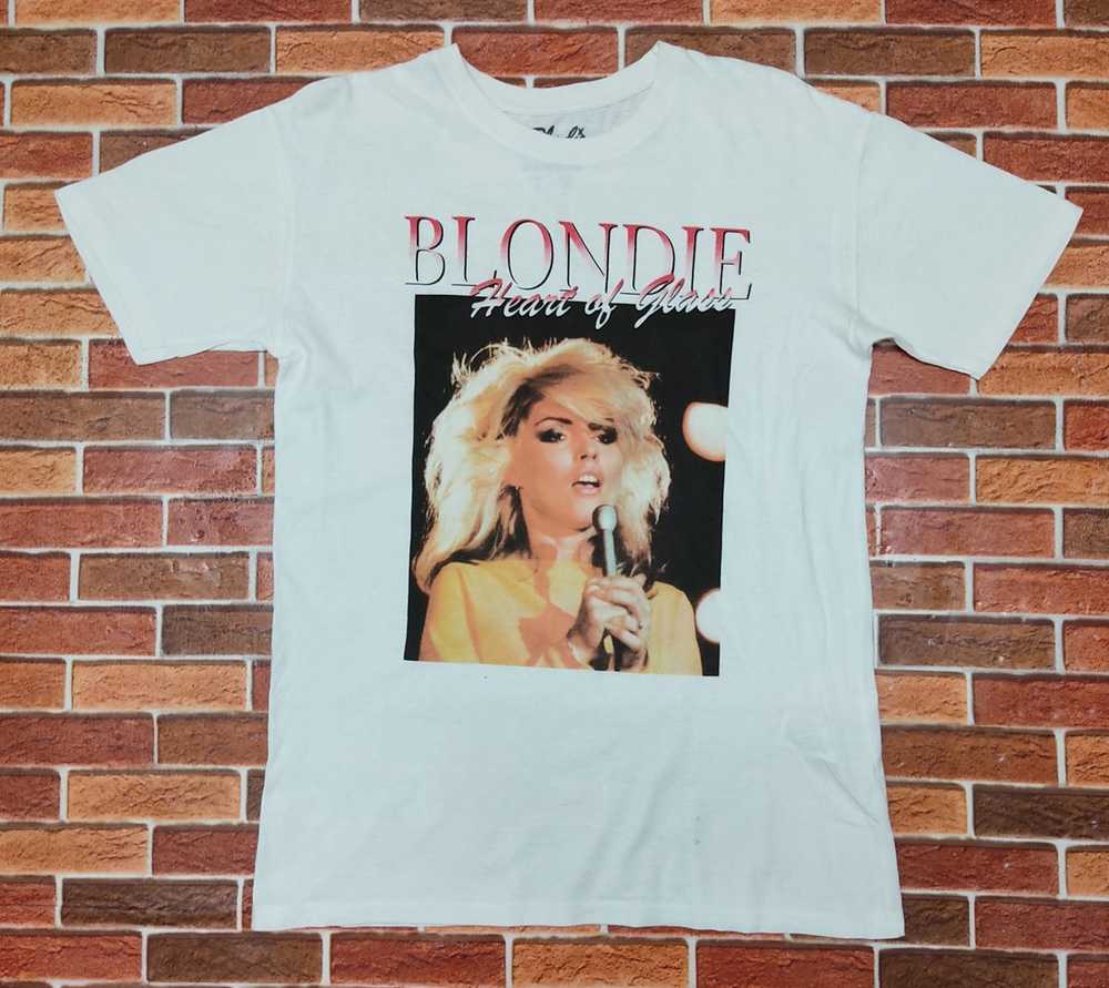 Band Tees × Designer × Rock T Shirt Blondie Heart… - image 1
