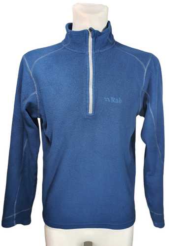 Rab Rab Micro Pull-on Blue Quarterzip Fleece Size 