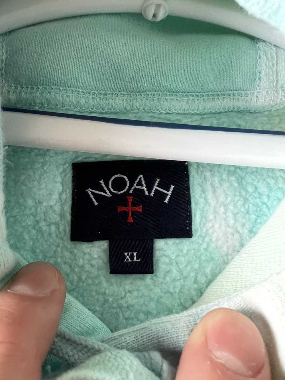 Noah Noah Hooded Sweatshirt Tie Dye Winged Foot - image 2