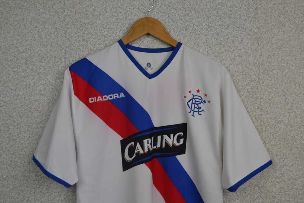 Diadora × Soccer Jersey × Vintage Rangers Glasgow… - image 3