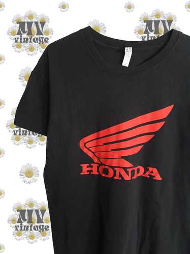 Racing × Vintage Vintage Honda Basic Tee Shirt Ra… - image 1
