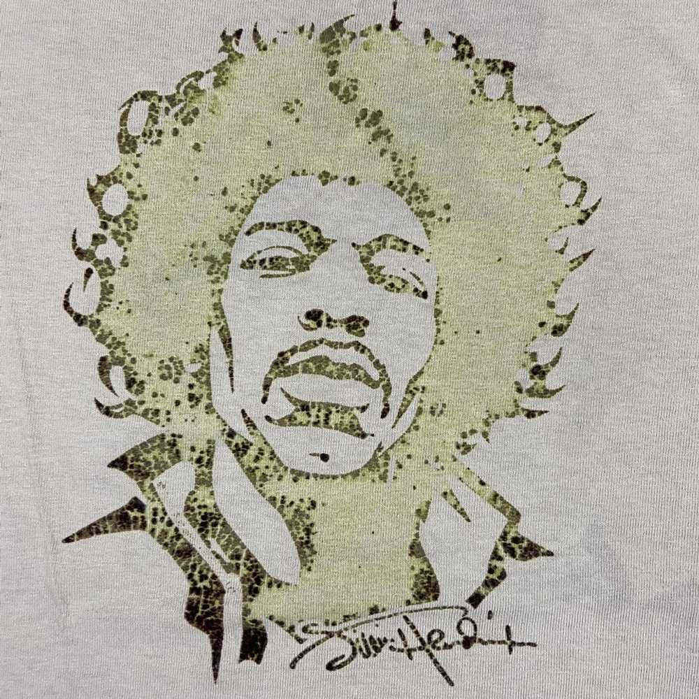 Band Tees × Vintage Vintage Jimi Hendrix Graphic … - image 2