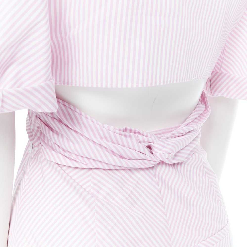 Petersyn PETERSYN Belle pink white striped cotton… - image 2