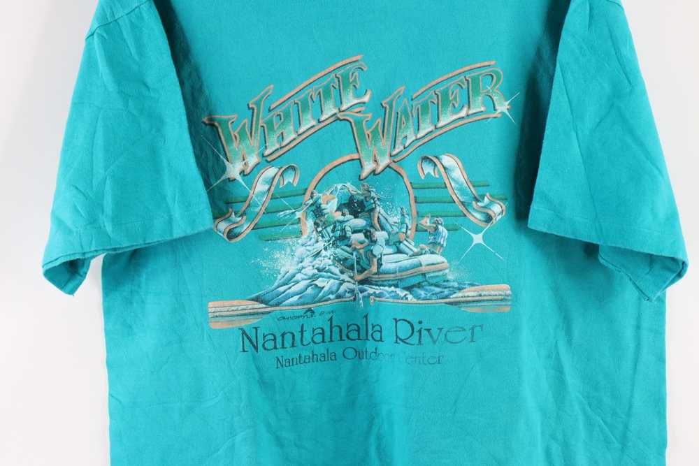 Vintage Vintage 90s Water Rafting Nantahala River… - image 4