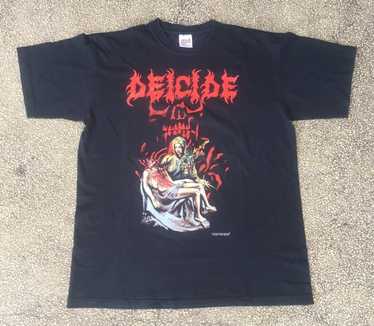 鬼フェード　00s DEICIDE BLUE GRAPE XL Band tees deicide in - Gem