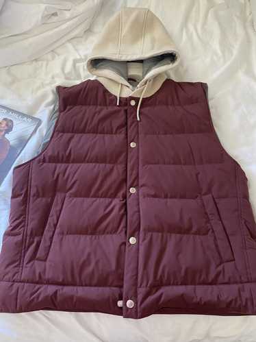 Vintage Medium Down Puffy Coat With Patches 