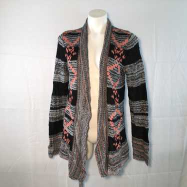 Lurex Open Front Cardigan